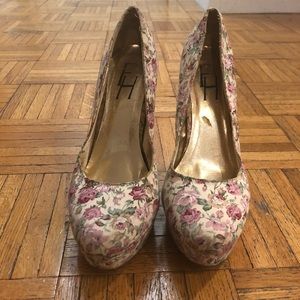 Fun floral heels